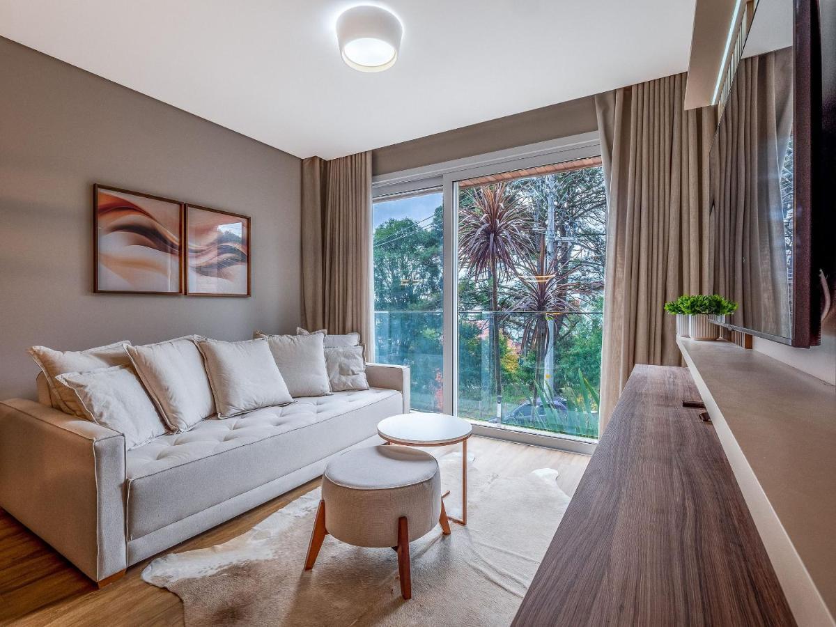 Alpes Da Montanha 203 - Ap Novo Junto Ao Centro De Gramado + Garagem Apartment Ngoại thất bức ảnh