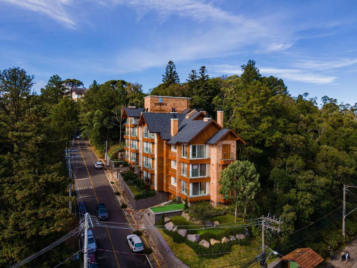 Alpes Da Montanha 203 - Ap Novo Junto Ao Centro De Gramado + Garagem Apartment Ngoại thất bức ảnh