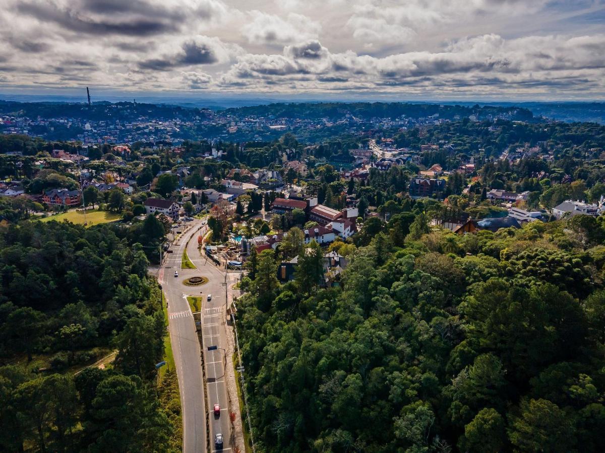 Alpes Da Montanha 203 - Ap Novo Junto Ao Centro De Gramado + Garagem Apartment Ngoại thất bức ảnh
